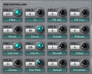 MIDIコントロール