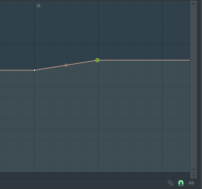 テンポの編集点のテンポの値を設定した後